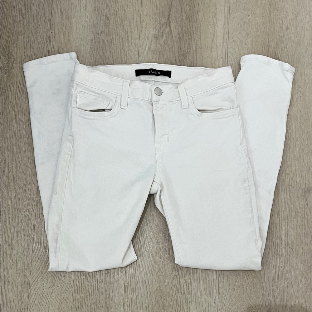 J Brand Women's Crisp White Skinny Jeans Size 26